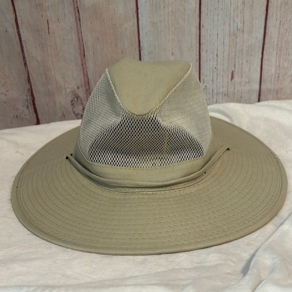 NWT The Dorfman Pacific Mesh Crown Aussie Hat